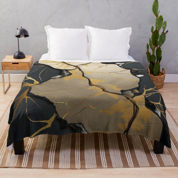 Item preview, Abstract art in Kintsugi style designed and sold by Photopat.