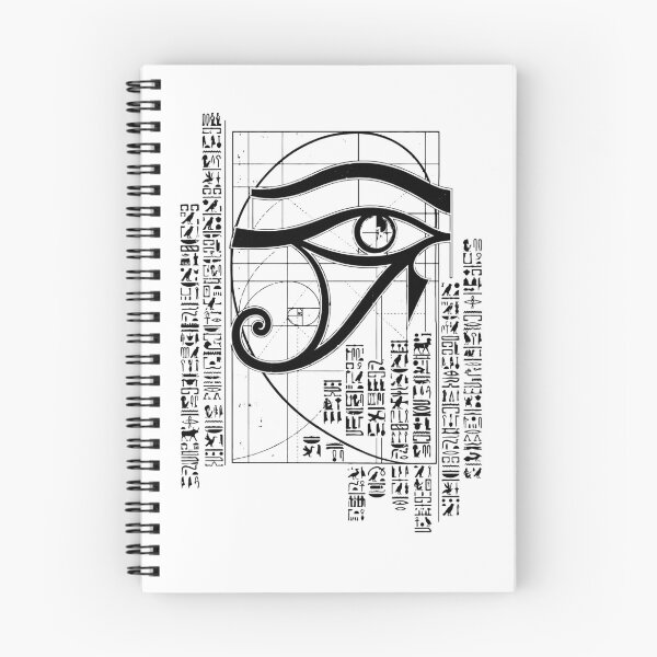 Item preview, Eye of Horus Sacred Geometry Golden Ratio Art designed and sold by FlatInkStudio.