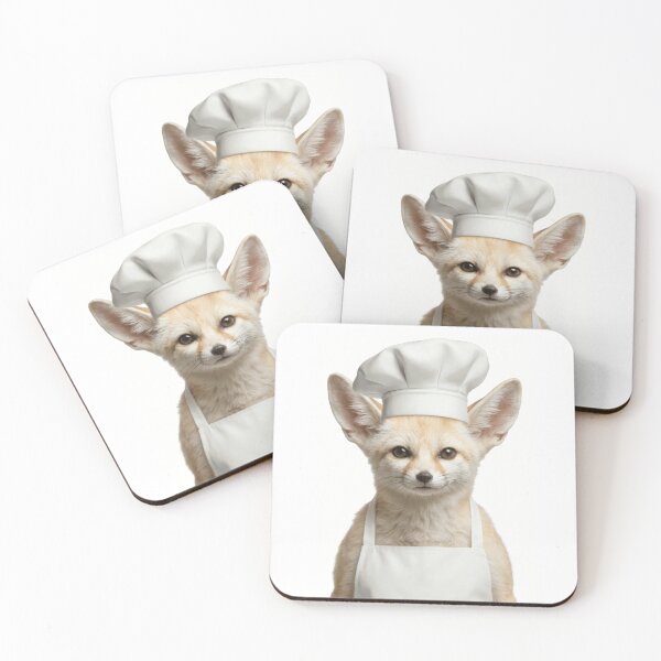 Item preview, Funny Fennec Fox Chef Realistic Animal Cooking Humor Art designed and sold by LazyOwlStore.
