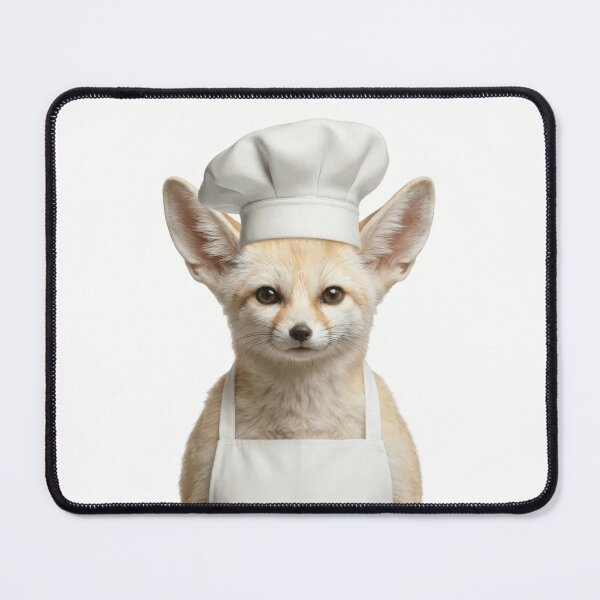 Item preview, Funny Fennec Fox Chef Realistic Animal Cooking Humor Art designed and sold by LazyOwlStore.