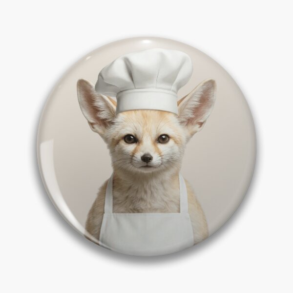 Item preview, Funny Fennec Fox Chef Realistic Animal Cooking Humor Art designed and sold by LazyOwlStore.