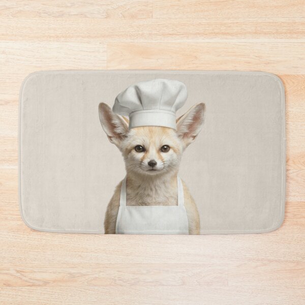 Item preview, Funny Fennec Fox Chef Realistic Animal Cooking Humor Art designed and sold by LazyOwlStore.