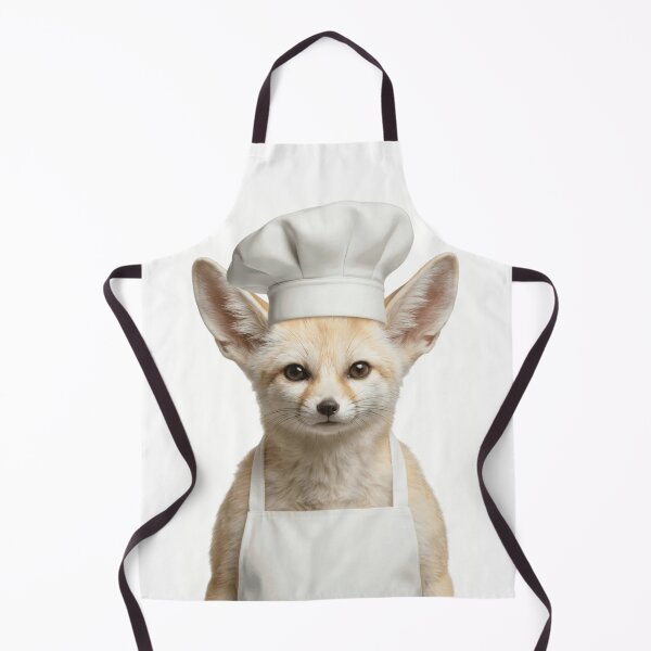 Item preview, Funny Fennec Fox Chef Realistic Animal Cooking Humor Art designed and sold by LazyOwlStore.