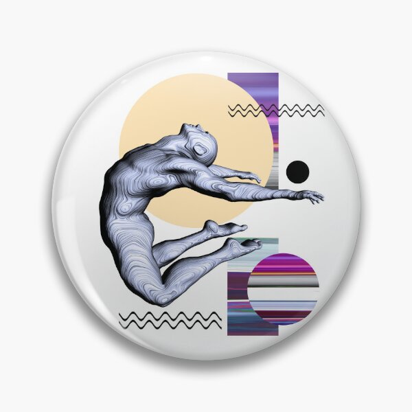 Item preview, Ballet dancer jumping. Digital drawing with abstrat shapes designed and sold by Arija07.