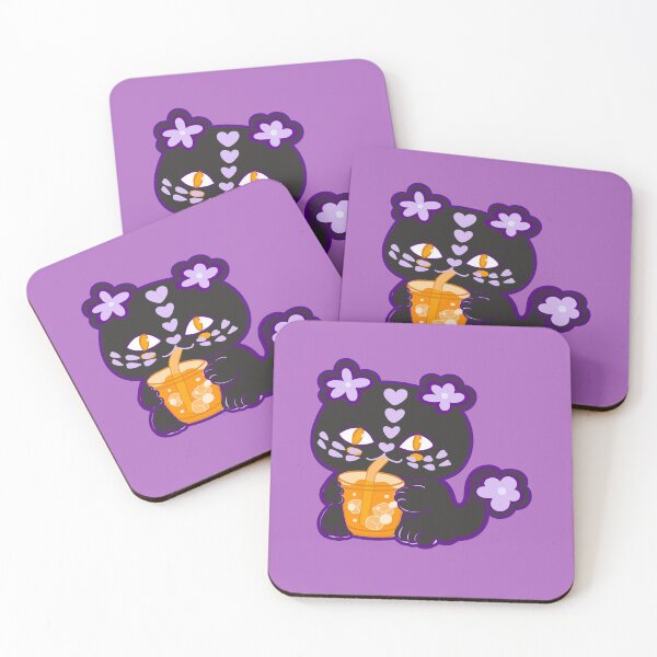 Item preview, Love cat and orange drink designed and sold by BritishDelights.