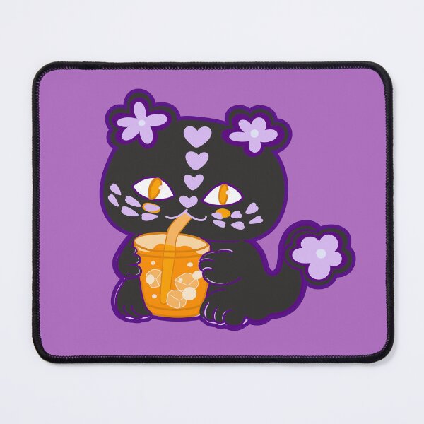 Item preview, Love cat and orange drink designed and sold by BritishDelights.