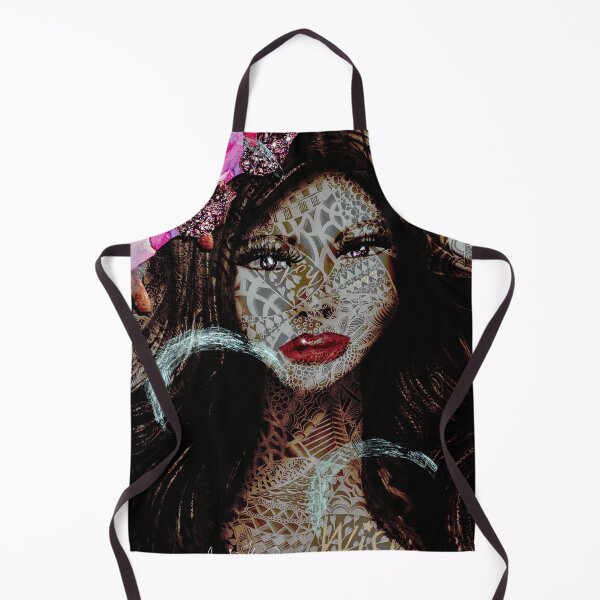 Item preview, Intricate Lace Pattern Woman – Dramatic Fantasy Portrait designed and sold by LorieFossaArt.