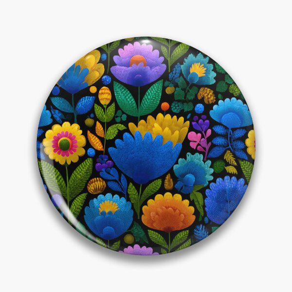 Item preview, Boho Flowers Retro Floral Pattern designed and sold by SecretDicer.