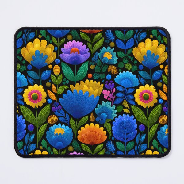 Item preview, Boho Flowers Retro Floral Pattern designed and sold by SecretDicer.
