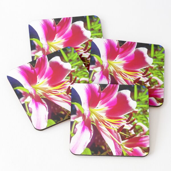 Item preview, Bright Pink Lily with Orange Stamens designed and sold by jaynerushton.