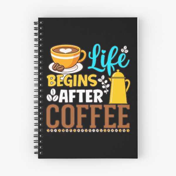 Item preview, Life Begins After Coffee – Cute Colorful Typography designed and sold by FlatInkStudio.
