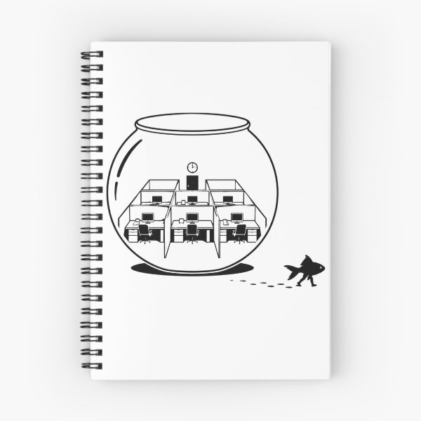 Item preview, Fishbowl Corporate Escape Matrix Funny Office Freedom Meme designed and sold by PixelPublishing.