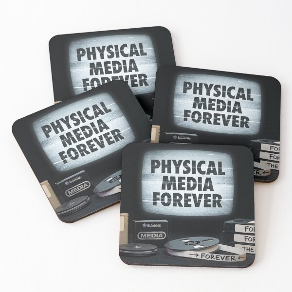 Item preview, Retro Designs: Physical Media Forever designed and sold by Uniqueartai.