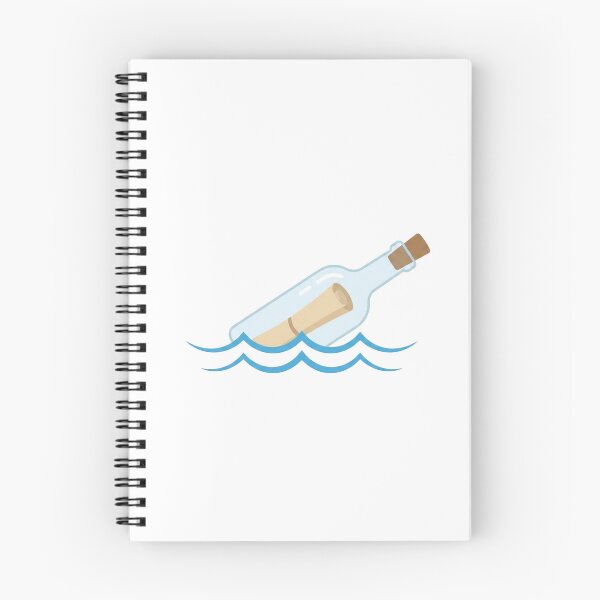 Item preview, Message in a Bottle Ocean Wave Graphic designed and sold by Opal Aura .