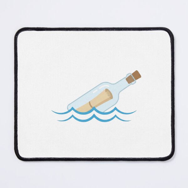 Item preview, Message in a Bottle Ocean Wave Graphic designed and sold by Opal Aura .