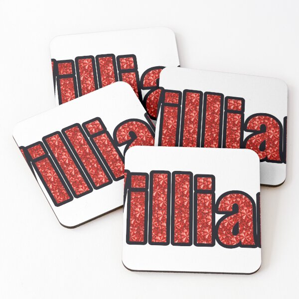 Item preview, William Boy Name Red Rhinestone Texture designed and sold by TheIconSmith.