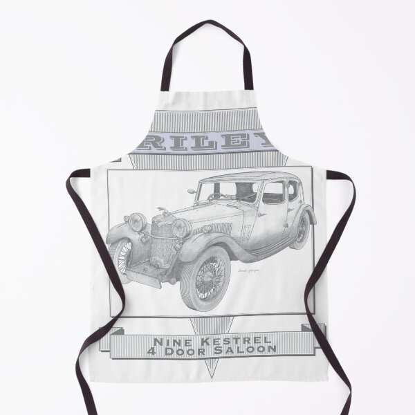 Item preview, Riley Nine Kestrel 4 Door Saloon Hand-drawn designed and sold by Classic Car Art Drawings.