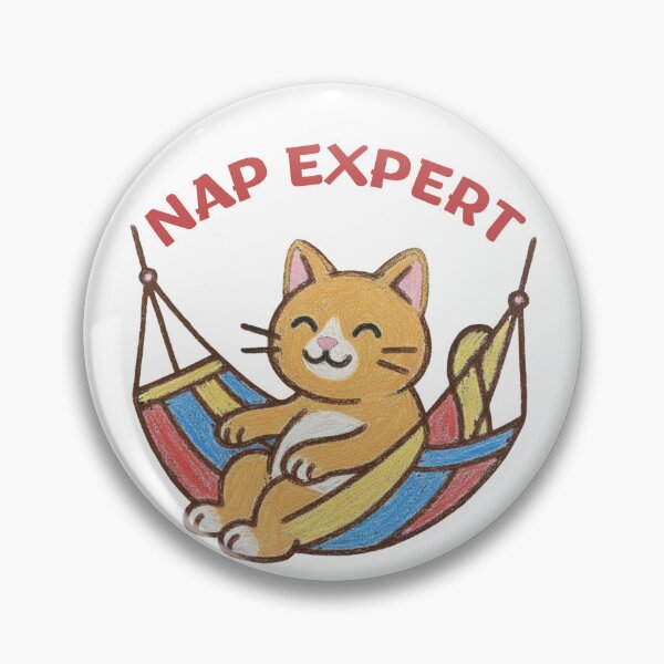 Item preview, Nap Expert — Cute Cat in Hammock Funny T-Shirt Gift for Cat Lovers designed and sold by Inka Moon Design.
