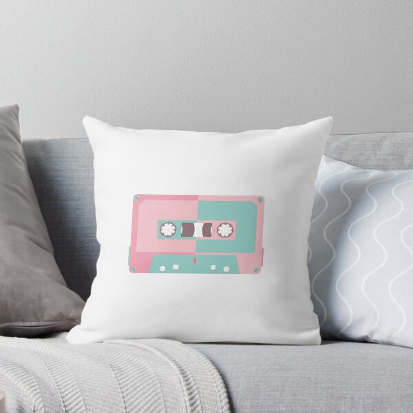 Item preview, Retro 80s Pink and Teal Cassette Tape designed and sold by Opal Aura .