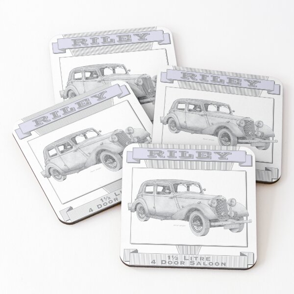 Item preview, Riley 1.5 Litre 4 Door Saloon Hand-drawn designed and sold by Classic Car Art Drawings.
