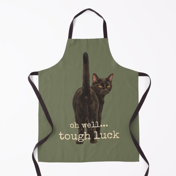 Item preview, Oh Well Tough Luck Black Cat Superstition Sarcasm designed and sold by BLACKCAT-COVEN.