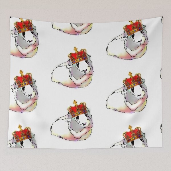 Item preview, Rice the Guinea Pig wearing crown – animalzinhats designed and sold by Ashley’sAnimalz.