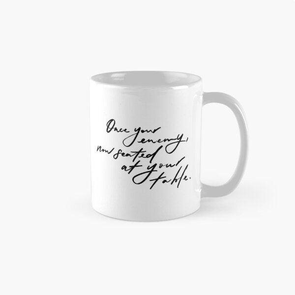 Item preview, Once Your Enemy, Now Seated At Your Table | Christian hand lettered typography designed and sold by zoemily.