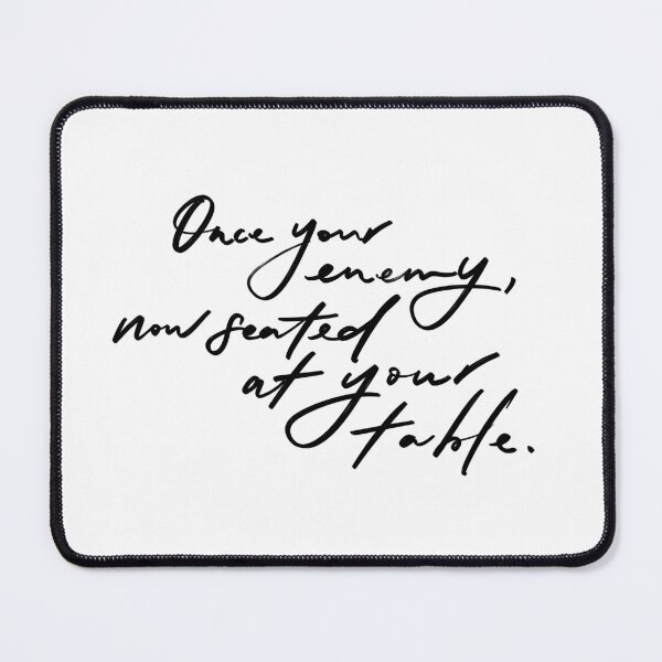 Item preview, Once Your Enemy, Now Seated At Your Table | Christian hand lettered typography designed and sold by zoemily.