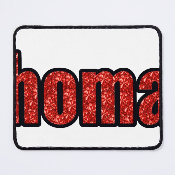 Item preview, Thomas Boy Name Red Rhinestone Texture designed and sold by TheIconSmith.
