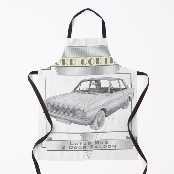 Item preview, Ford Cortina Lotus Mk2 2 Door Saloon Hand-drawn designed and sold by Classic Car Art Drawings.