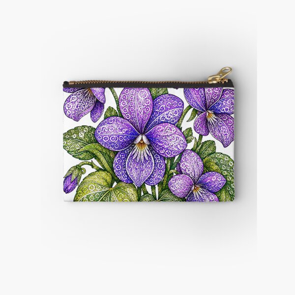 Item preview, Intricate Violets - February Birth Flower designed and sold by PaintedbyCarol.