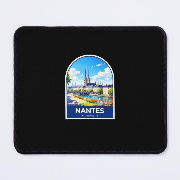 Item preview, Nantes France Sticker designed and sold by TulipaGraphics.