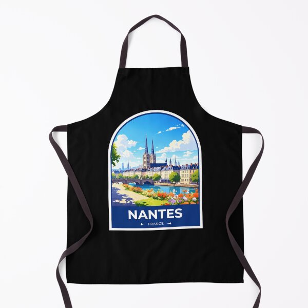 Item preview, Nantes France Sticker designed and sold by TulipaGraphics.
