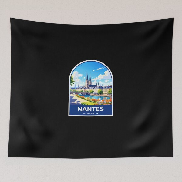 Item preview, Nantes France Sticker designed and sold by TulipaGraphics.