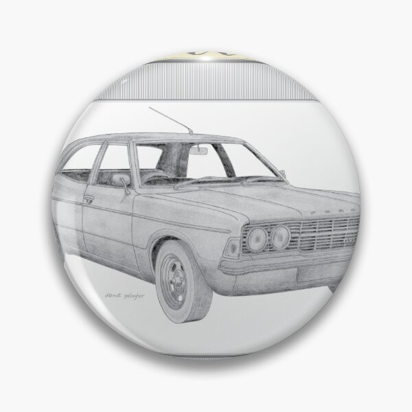 Item preview, Ford Cortina TC Mk3 GXL 4 Door Saloon Hand-drawn designed and sold by Classic Car Art Drawings.