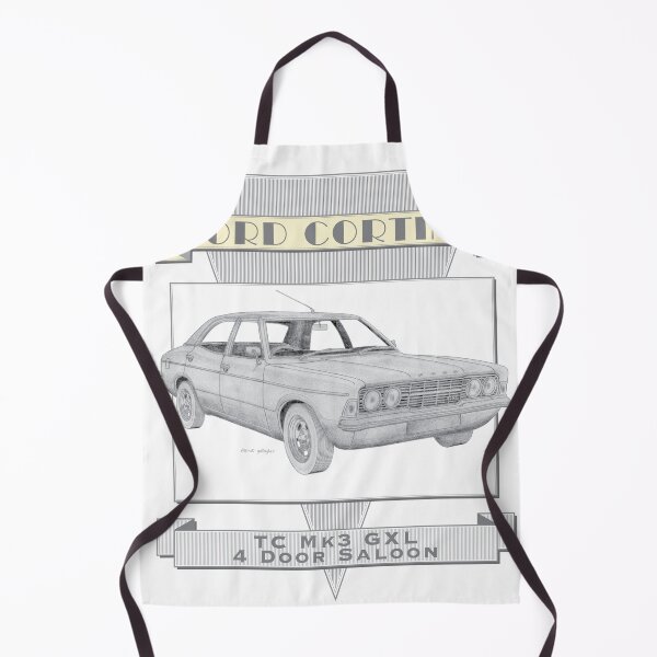 Item preview, Ford Cortina TC Mk3 GXL 4 Door Saloon Hand-drawn designed and sold by Classic Car Art Drawings.