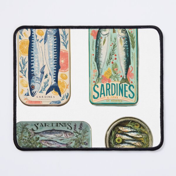 Item preview, Vintage Tinned Fish Sardine Tin Sticker Pack designed and sold by ayatstudio.