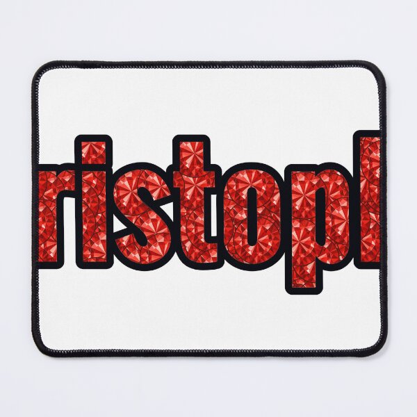 Item preview, Christopher Boy Name Red Rhinestone Texture designed and sold by TheIconSmith.