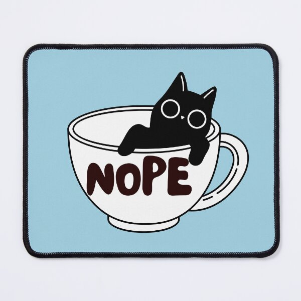 Item preview, Nope Coffee Cat Design designed and sold by AdicretorDesign.