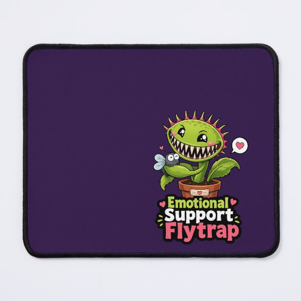 Item preview, Emotional Support Flytrap Cute Creepy Venus Flytrap Sticker designed and sold by YuliaHulia.
