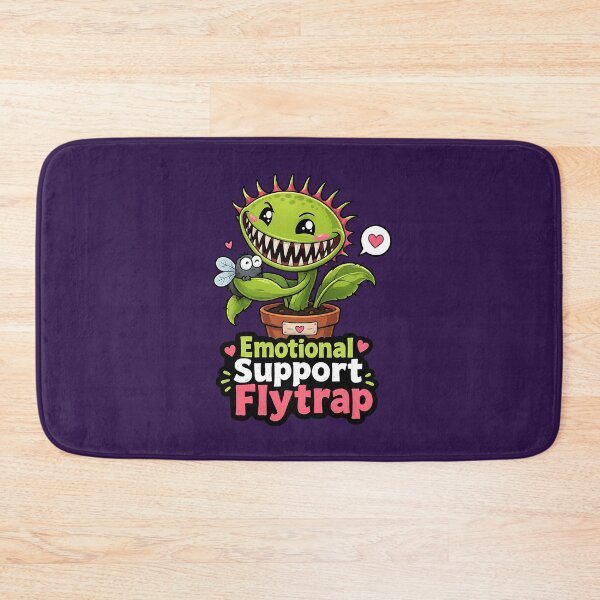 Item preview, Emotional Support Flytrap Cute Creepy Venus Flytrap Sticker designed and sold by YuliaHulia.