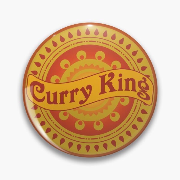 Artikelvorschau, Ethnisches Abzeichen des indischen Königs des Curry-Königs entworfen und verkauft von CreativeTwins.
