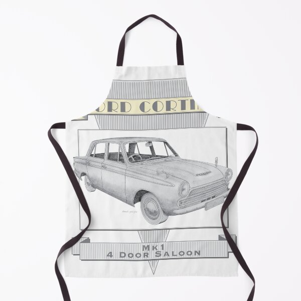 Item preview, Ford Cortina Mk1 Saloon Hand-drawn designed and sold by Classic Car Art Drawings.