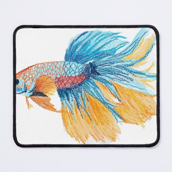 Item preview, Abstract Fish Dotwork Illustration designed and sold by dremneaw.
