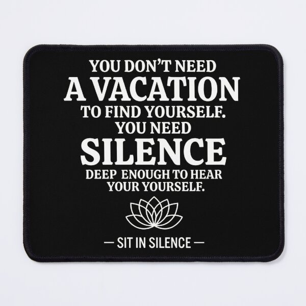 Item preview, Silence Deep Enough To Hear Yourself—Soft Stillness.  designed and sold by SitInSilence24.