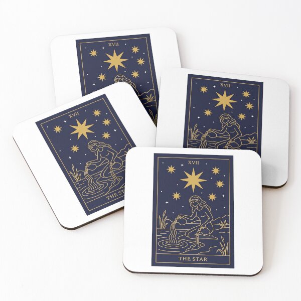 Item preview, The Star Tarot Card Minimal Art Sticker Mystic Celestial Witch Gift designed and sold by ACHIZ.