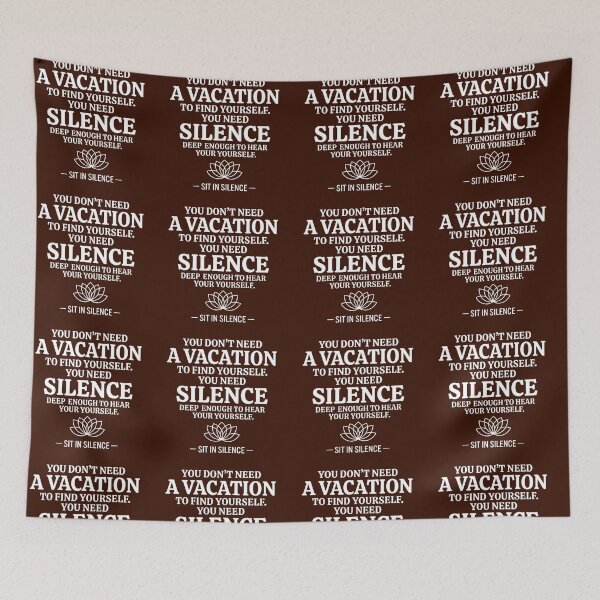 Item preview, Silence Deep Enough To Hear Yourself—Soft Stillness.  designed and sold by SitInSilence24.