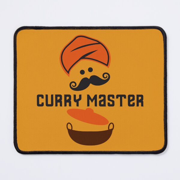 Item preview, Curry Master Indian Chef Turban and Moustache designed and sold by CreativeTwins.