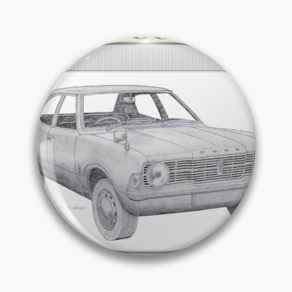 Item preview, Ford Cortina TC Mk3 Saloon Hand-drawn designed and sold by Classic Car Art Drawings.