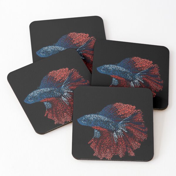 Item preview, Abstract Fish Dotwork Illustration designed and sold by dremneaw.